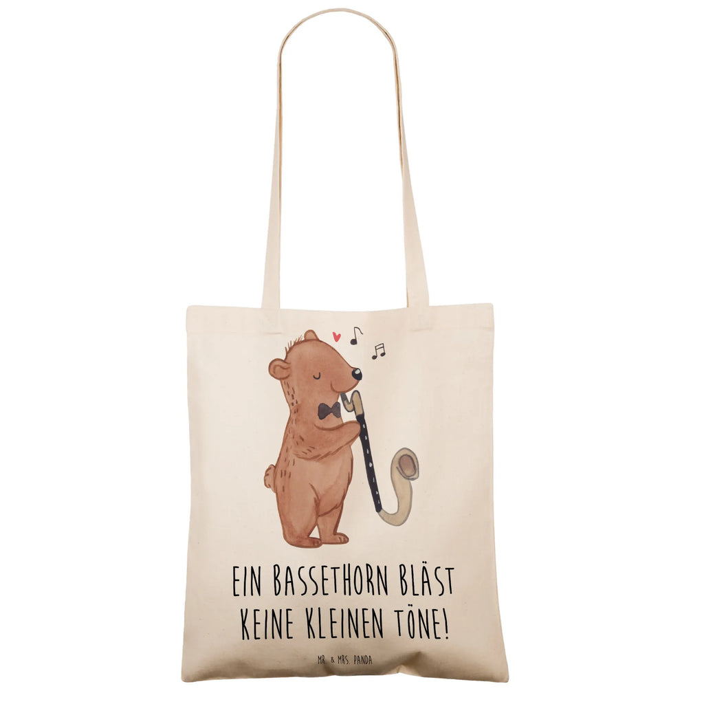 Tragetasche Ein Bassethorn bläst keine kleinen Töne! Beuteltasche, Beutel, Einkaufstasche, Jutebeutel, Stoffbeutel, Tasche, Shopper, Umhängetasche, Strandtasche, Schultertasche, Stofftasche, Tragetasche, Badetasche, Jutetasche, Einkaufstüte, Laptoptasche, Instrumente, Geschenke Musiker, Musikliebhaber