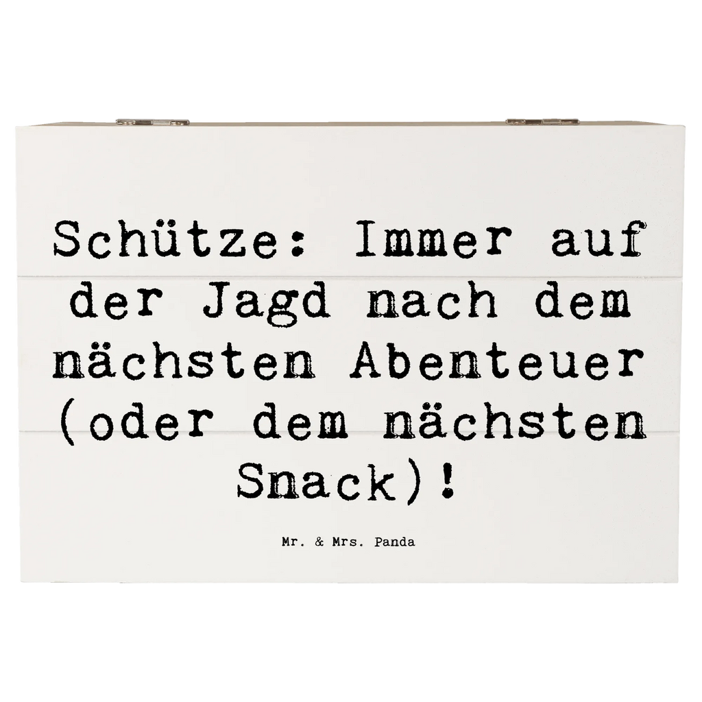 Holzkiste Spruch Abenteuer Schütze Holzkiste, Kiste, Schatzkiste, Truhe, Schatulle, XXL, Erinnerungsbox, Erinnerungskiste, Dekokiste, Aufbewahrungsbox, Geschenkbox, Geschenkdose, Tierkreiszeichen, Sternzeichen, Horoskop, Astrologie, Aszendent