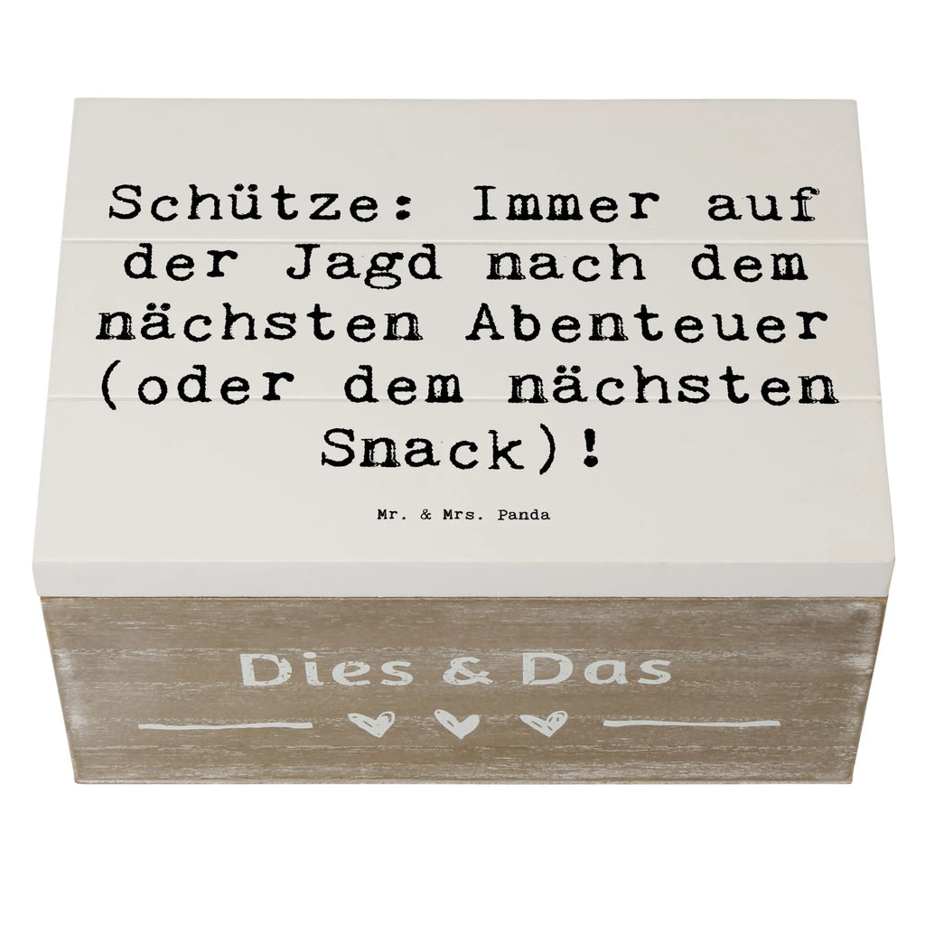 Holzkiste Spruch Abenteuer Schütze Holzkiste, Kiste, Schatzkiste, Truhe, Schatulle, XXL, Erinnerungsbox, Erinnerungskiste, Dekokiste, Aufbewahrungsbox, Geschenkbox, Geschenkdose, Tierkreiszeichen, Sternzeichen, Horoskop, Astrologie, Aszendent