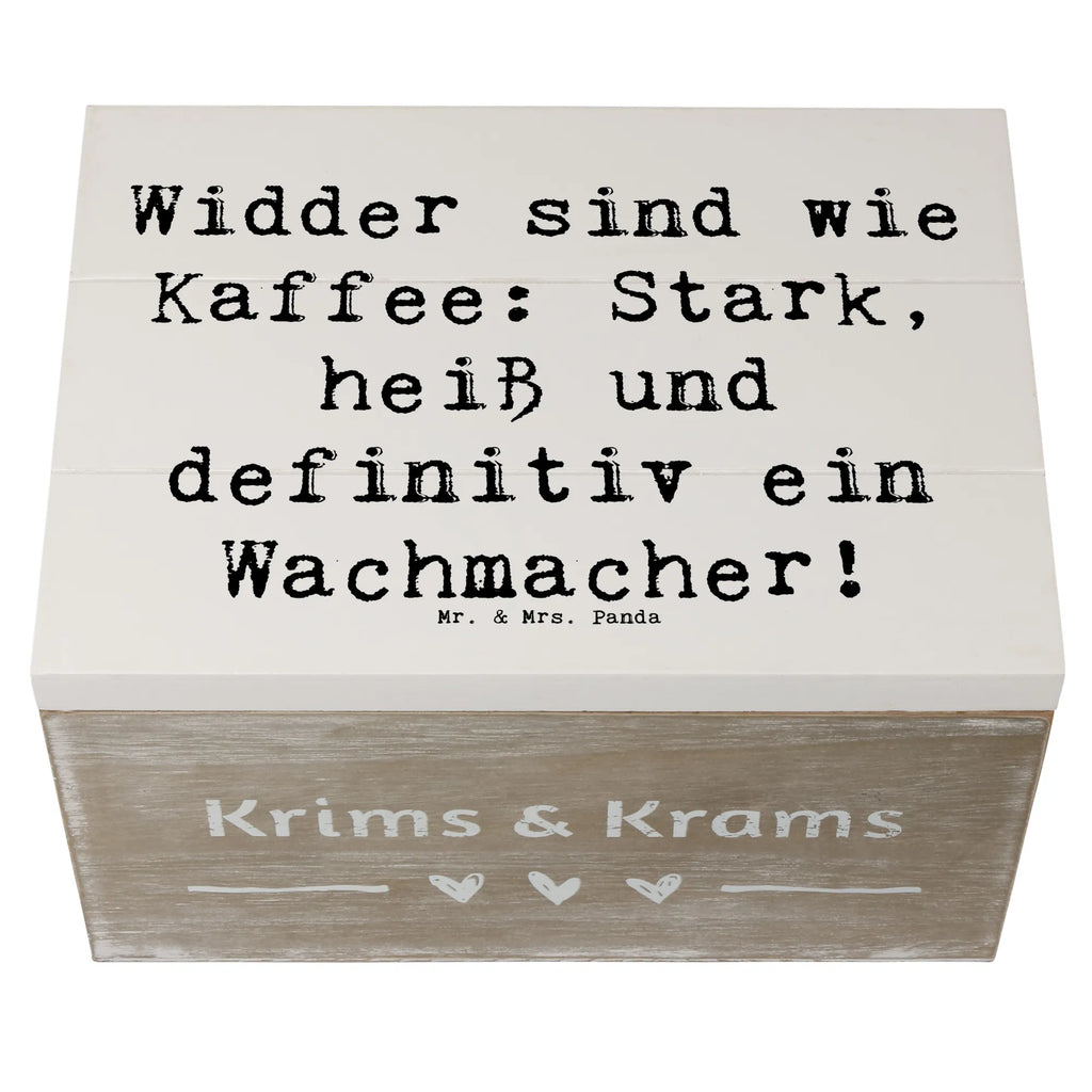 Holzkiste Spruch Widder Power Holzkiste, Kiste, Schatzkiste, Truhe, Schatulle, XXL, Erinnerungsbox, Erinnerungskiste, Dekokiste, Aufbewahrungsbox, Geschenkbox, Geschenkdose, Tierkreiszeichen, Sternzeichen, Horoskop, Astrologie, Aszendent