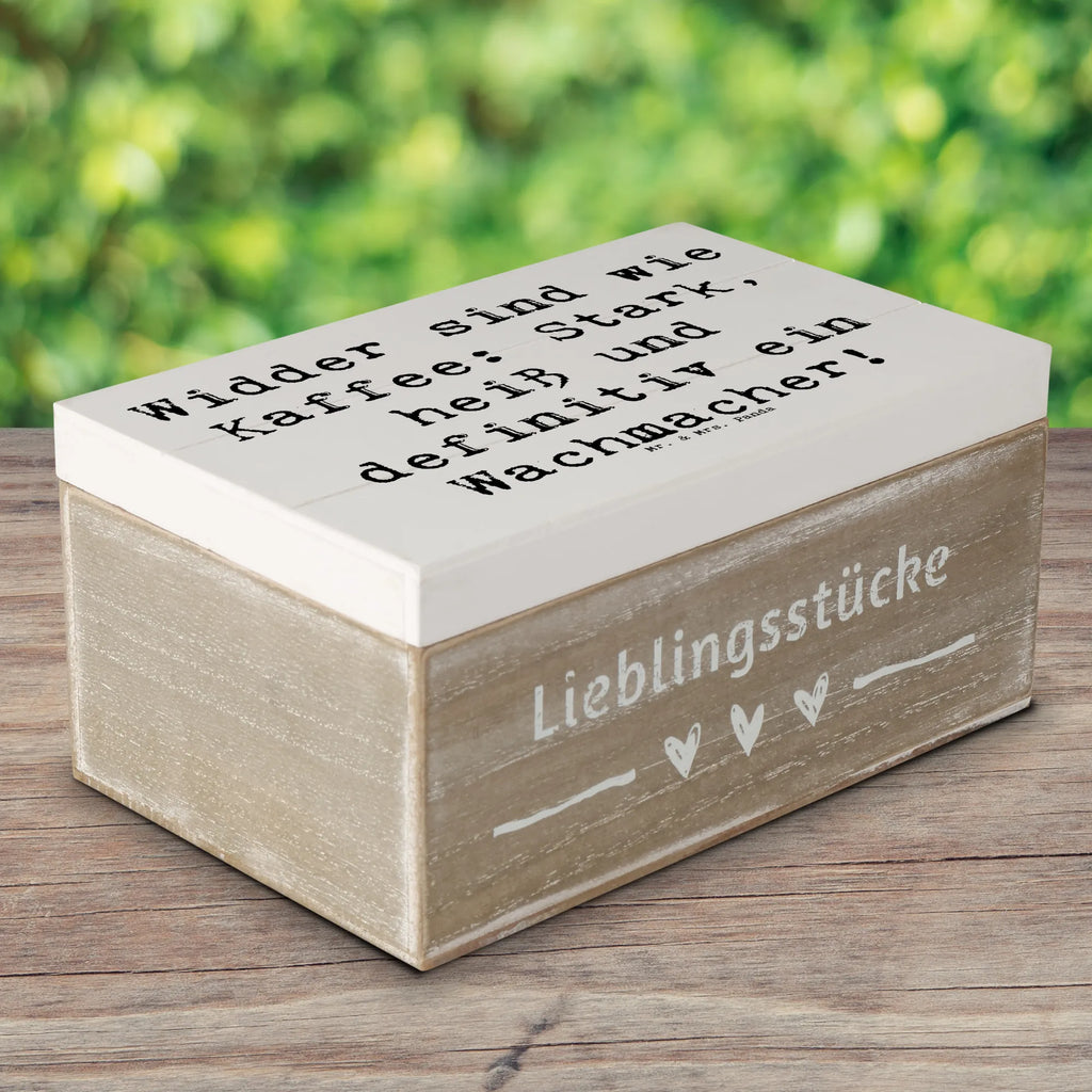 Holzkiste Spruch Widder Power Holzkiste, Kiste, Schatzkiste, Truhe, Schatulle, XXL, Erinnerungsbox, Erinnerungskiste, Dekokiste, Aufbewahrungsbox, Geschenkbox, Geschenkdose, Tierkreiszeichen, Sternzeichen, Horoskop, Astrologie, Aszendent