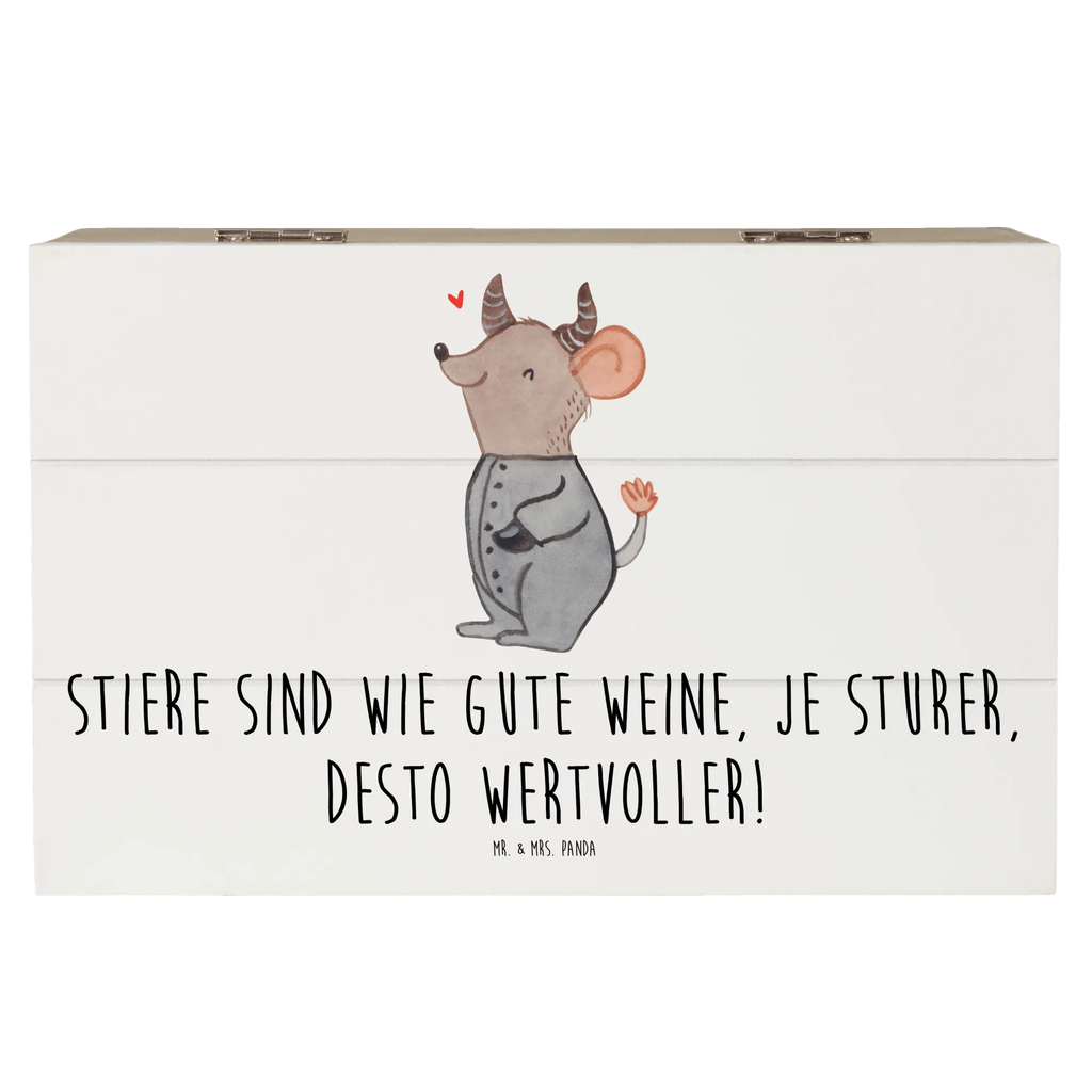 Holzkiste Sturer Stier Holzkiste, Kiste, Schatzkiste, Truhe, Schatulle, XXL, Erinnerungsbox, Erinnerungskiste, Dekokiste, Aufbewahrungsbox, Geschenkbox, Geschenkdose, Tierkreiszeichen, Sternzeichen, Horoskop, Astrologie, Aszendent