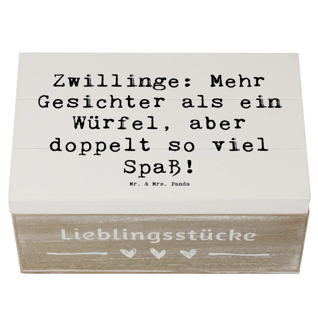 Holzkiste Spruch Zwillinge Spaß Holzkiste, Kiste, Schatzkiste, Truhe, Schatulle, XXL, Erinnerungsbox, Erinnerungskiste, Dekokiste, Aufbewahrungsbox, Geschenkbox, Geschenkdose, Tierkreiszeichen, Sternzeichen, Horoskop, Astrologie, Aszendent