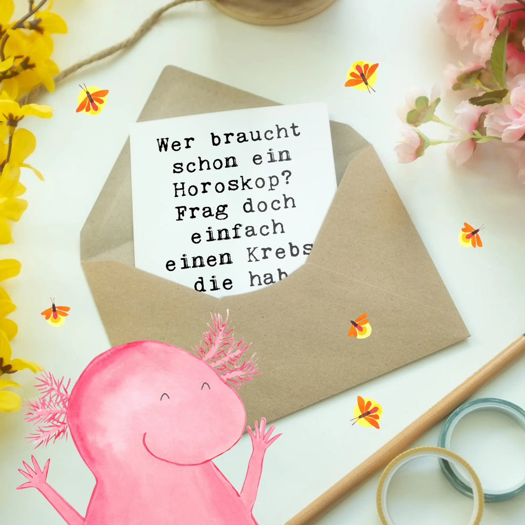 Grußkarte Spruch Krebs Gefühl Grußkarte, Klappkarte, Einladungskarte, Glückwunschkarte, Hochzeitskarte, Geburtstagskarte, Karte, Ansichtskarten, Tierkreiszeichen, Sternzeichen, Horoskop, Astrologie, Aszendent