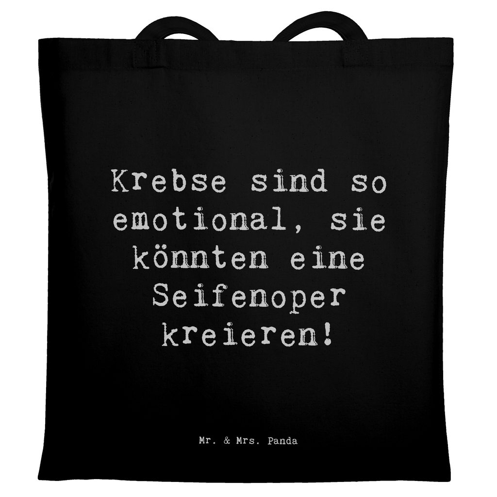 Tragetasche Spruch Emotionaler Krebs Beuteltasche, Beutel, Einkaufstasche, Jutebeutel, Stoffbeutel, Tasche, Shopper, Umhängetasche, Strandtasche, Schultertasche, Stofftasche, Tragetasche, Badetasche, Jutetasche, Einkaufstüte, Laptoptasche, Tierkreiszeichen, Sternzeichen, Horoskop, Astrologie, Aszendent