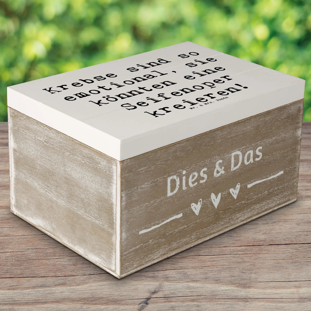 Holzkiste Spruch Emotionaler Krebs Holzkiste, Kiste, Schatzkiste, Truhe, Schatulle, XXL, Erinnerungsbox, Erinnerungskiste, Dekokiste, Aufbewahrungsbox, Geschenkbox, Geschenkdose, Tierkreiszeichen, Sternzeichen, Horoskop, Astrologie, Aszendent