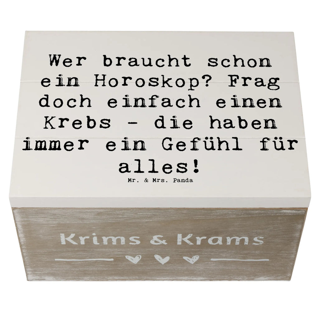 Holzkiste Spruch Krebs Gefühl Holzkiste, Kiste, Schatzkiste, Truhe, Schatulle, XXL, Erinnerungsbox, Erinnerungskiste, Dekokiste, Aufbewahrungsbox, Geschenkbox, Geschenkdose, Tierkreiszeichen, Sternzeichen, Horoskop, Astrologie, Aszendent