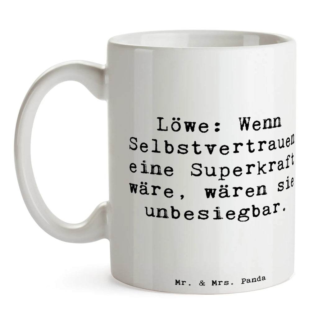 Tasse Spruch Löwe Superkraft Tasse, Kaffeetasse, Teetasse, Becher, Kaffeebecher, Teebecher, Keramiktasse, Porzellantasse, Büro Tasse, Geschenk Tasse, Tasse Sprüche, Tasse Motive, Kaffeetassen, Tasse bedrucken, Designer Tasse, Cappuccino Tassen, Schöne Teetassen, Tierkreiszeichen, Sternzeichen, Horoskop, Astrologie, Aszendent