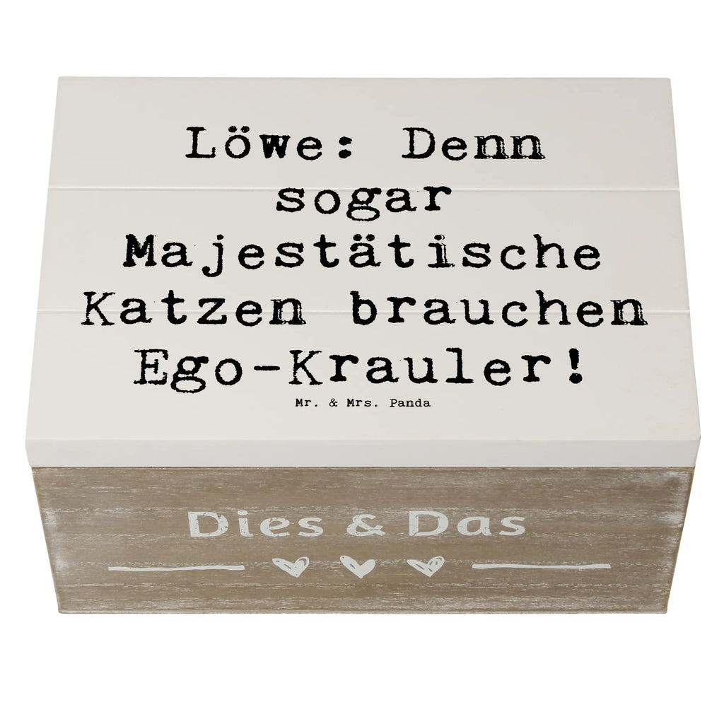 Holzkiste Spruch Majestätischer Löwe Holzkiste, Kiste, Schatzkiste, Truhe, Schatulle, XXL, Erinnerungsbox, Erinnerungskiste, Dekokiste, Aufbewahrungsbox, Geschenkbox, Geschenkdose, Tierkreiszeichen, Sternzeichen, Horoskop, Astrologie, Aszendent