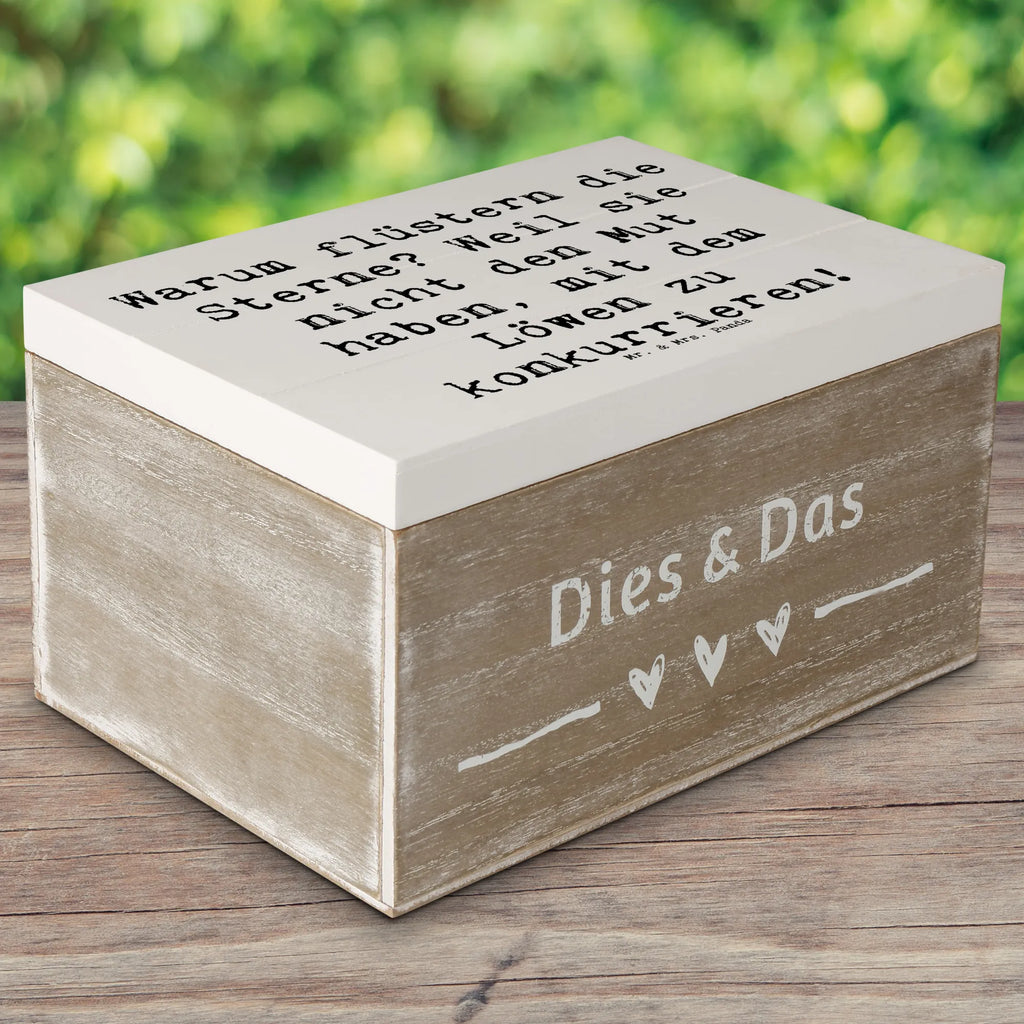 Holzkiste Spruch Sterne und Löwe Holzkiste, Kiste, Schatzkiste, Truhe, Schatulle, XXL, Erinnerungsbox, Erinnerungskiste, Dekokiste, Aufbewahrungsbox, Geschenkbox, Geschenkdose, Tierkreiszeichen, Sternzeichen, Horoskop, Astrologie, Aszendent