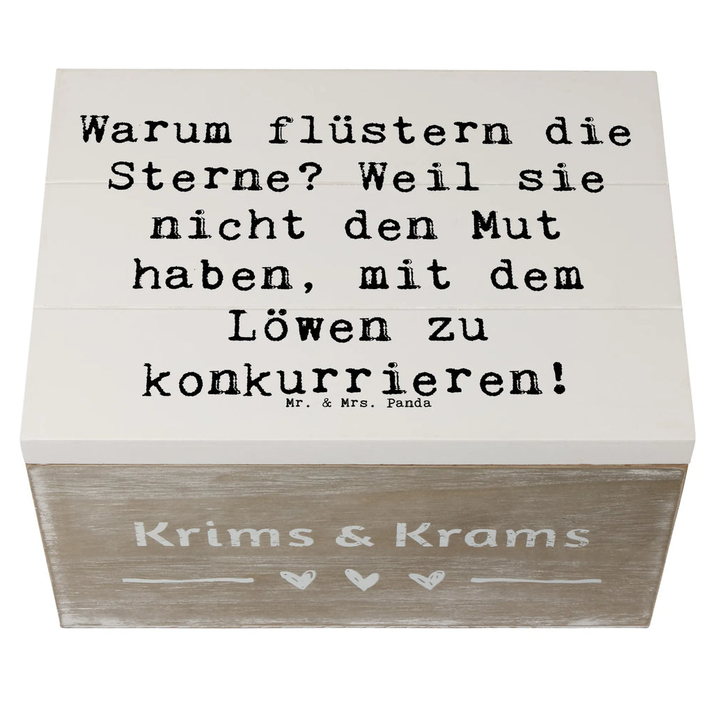 Holzkiste Spruch Sterne und Löwe Holzkiste, Kiste, Schatzkiste, Truhe, Schatulle, XXL, Erinnerungsbox, Erinnerungskiste, Dekokiste, Aufbewahrungsbox, Geschenkbox, Geschenkdose, Tierkreiszeichen, Sternzeichen, Horoskop, Astrologie, Aszendent