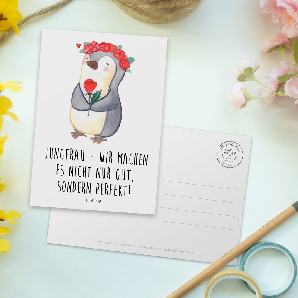 Postkarte Jungfrau Perfektion Postkarte, Karte, Geschenkkarte, Grußkarte, Einladung, Ansichtskarte, Geburtstagskarte, Einladungskarte, Dankeskarte, Ansichtskarten, Einladung Geburtstag, Einladungskarten Geburtstag, Tierkreiszeichen, Sternzeichen, Horoskop, Astrologie, Aszendent