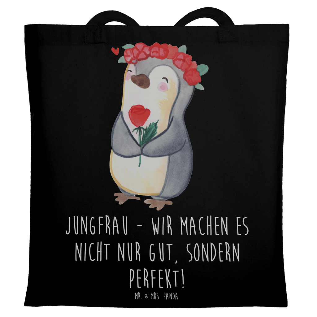 Tragetasche Jungfrau Perfektion Beuteltasche, Beutel, Einkaufstasche, Jutebeutel, Stoffbeutel, Tasche, Shopper, Umhängetasche, Strandtasche, Schultertasche, Stofftasche, Tragetasche, Badetasche, Jutetasche, Einkaufstüte, Laptoptasche, Tierkreiszeichen, Sternzeichen, Horoskop, Astrologie, Aszendent