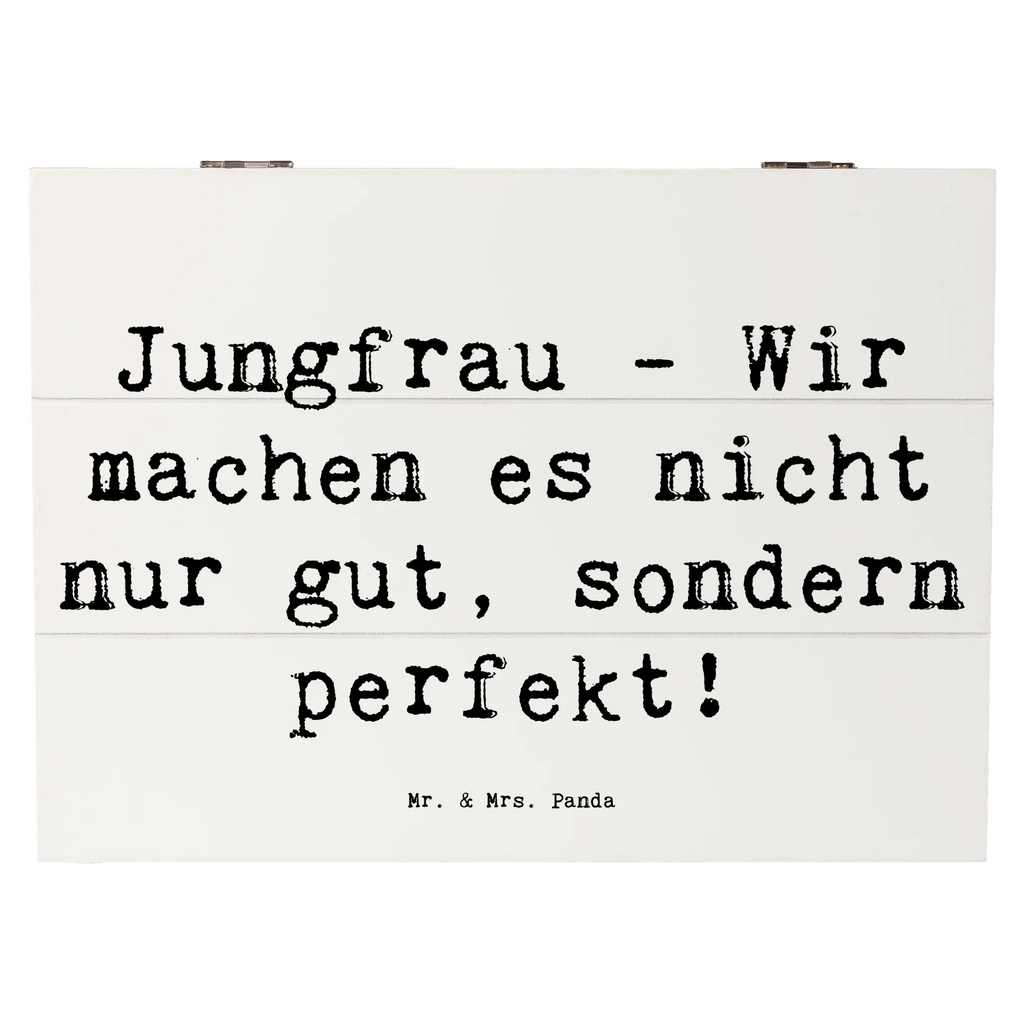 Holzkiste Spruch Jungfrau Perfektion Holzkiste, Kiste, Schatzkiste, Truhe, Schatulle, XXL, Erinnerungsbox, Erinnerungskiste, Dekokiste, Aufbewahrungsbox, Geschenkbox, Geschenkdose, Tierkreiszeichen, Sternzeichen, Horoskop, Astrologie, Aszendent