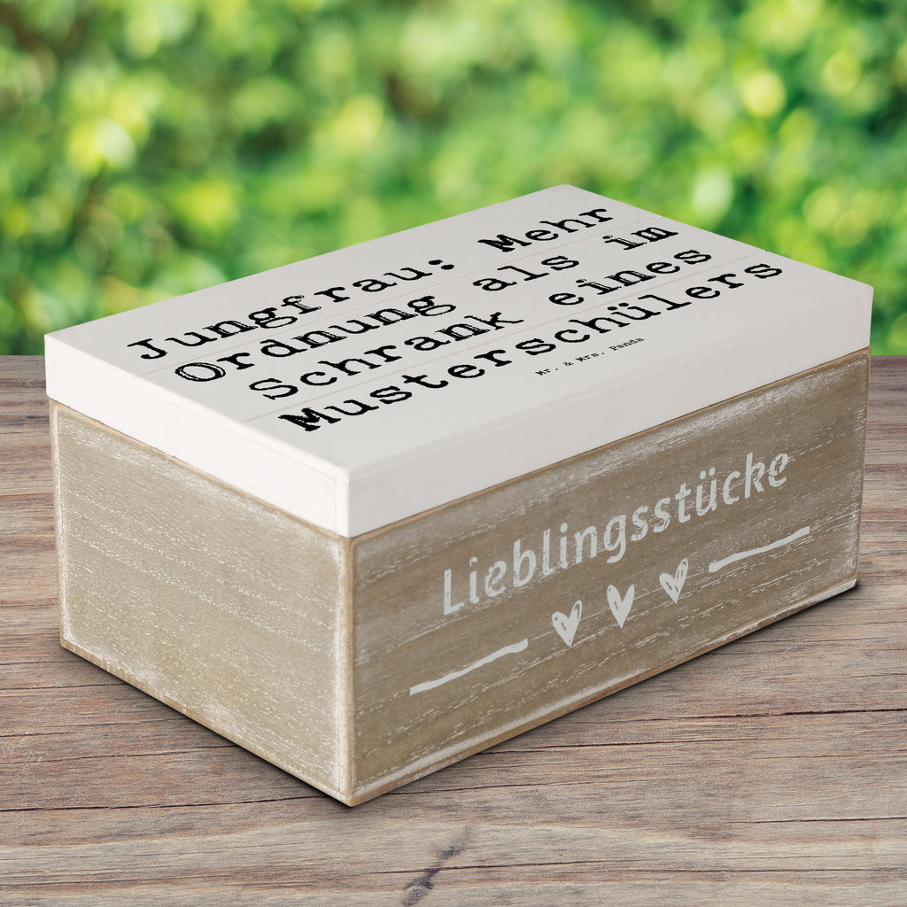 Holzkiste Spruch Jungfrau Ordnung Holzkiste, Kiste, Schatzkiste, Truhe, Schatulle, XXL, Erinnerungsbox, Erinnerungskiste, Dekokiste, Aufbewahrungsbox, Geschenkbox, Geschenkdose, Tierkreiszeichen, Sternzeichen, Horoskop, Astrologie, Aszendent