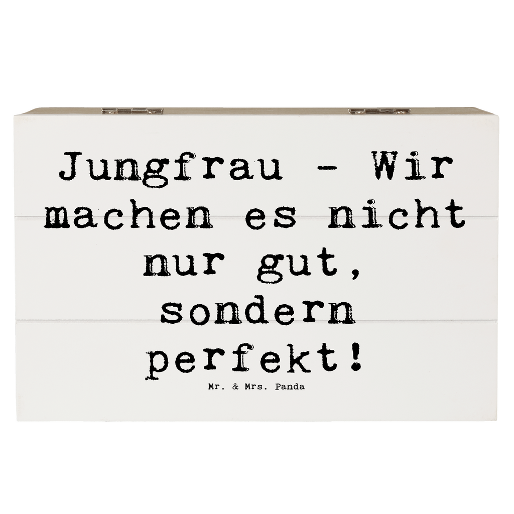 Holzkiste Spruch Jungfrau Perfektion Holzkiste, Kiste, Schatzkiste, Truhe, Schatulle, XXL, Erinnerungsbox, Erinnerungskiste, Dekokiste, Aufbewahrungsbox, Geschenkbox, Geschenkdose, Tierkreiszeichen, Sternzeichen, Horoskop, Astrologie, Aszendent