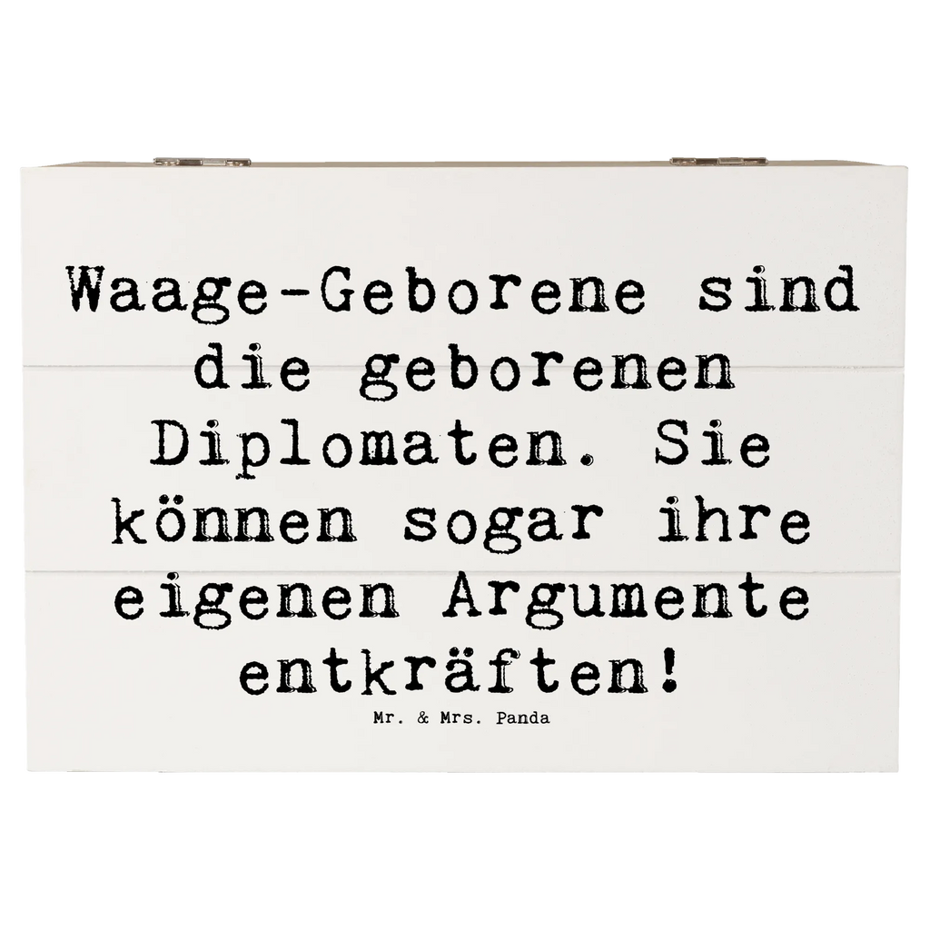 Holzkiste Spruch Diplomatische Waage Holzkiste, Kiste, Schatzkiste, Truhe, Schatulle, XXL, Erinnerungsbox, Erinnerungskiste, Dekokiste, Aufbewahrungsbox, Geschenkbox, Geschenkdose, Tierkreiszeichen, Sternzeichen, Horoskop, Astrologie, Aszendent