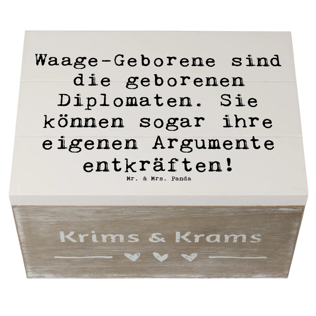 Holzkiste Spruch Diplomatische Waage Holzkiste, Kiste, Schatzkiste, Truhe, Schatulle, XXL, Erinnerungsbox, Erinnerungskiste, Dekokiste, Aufbewahrungsbox, Geschenkbox, Geschenkdose, Tierkreiszeichen, Sternzeichen, Horoskop, Astrologie, Aszendent