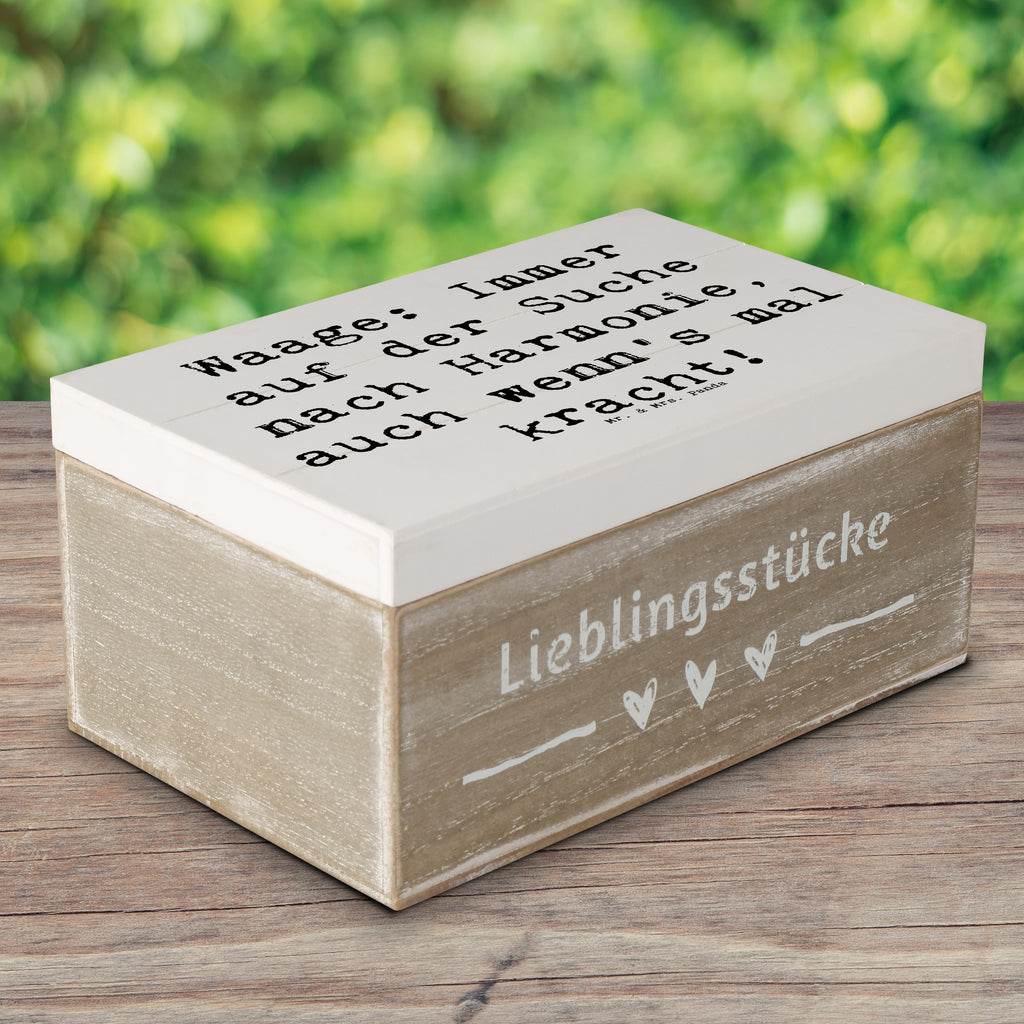 Holzkiste Spruch Waagen Harmonie Holzkiste, Kiste, Schatzkiste, Truhe, Schatulle, XXL, Erinnerungsbox, Erinnerungskiste, Dekokiste, Aufbewahrungsbox, Geschenkbox, Geschenkdose, Tierkreiszeichen, Sternzeichen, Horoskop, Astrologie, Aszendent