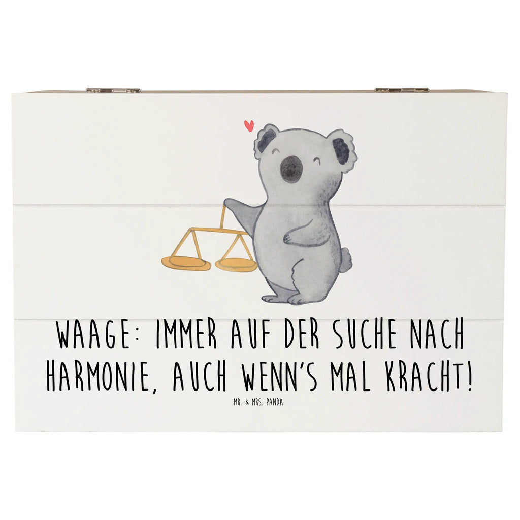 Holzkiste Waagen Harmonie Holzkiste, Kiste, Schatzkiste, Truhe, Schatulle, XXL, Erinnerungsbox, Erinnerungskiste, Dekokiste, Aufbewahrungsbox, Geschenkbox, Geschenkdose, Tierkreiszeichen, Sternzeichen, Horoskop, Astrologie, Aszendent