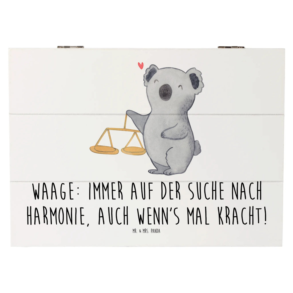 Holzkiste Waagen Harmonie Holzkiste, Kiste, Schatzkiste, Truhe, Schatulle, XXL, Erinnerungsbox, Erinnerungskiste, Dekokiste, Aufbewahrungsbox, Geschenkbox, Geschenkdose, Tierkreiszeichen, Sternzeichen, Horoskop, Astrologie, Aszendent