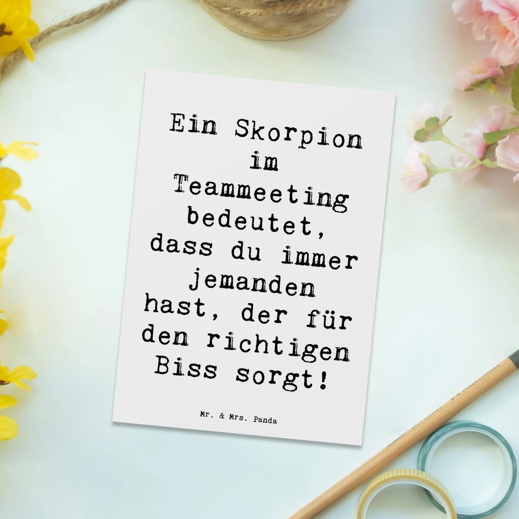 Postkarte Spruch Skorpion Biss Postkarte, Karte, Geschenkkarte, Grußkarte, Einladung, Ansichtskarte, Geburtstagskarte, Einladungskarte, Dankeskarte, Ansichtskarten, Einladung Geburtstag, Einladungskarten Geburtstag, Tierkreiszeichen, Sternzeichen, Horoskop, Astrologie, Aszendent