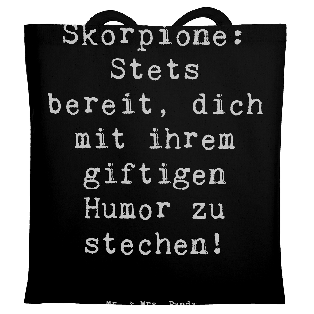 Tragetasche Spruch Skorpion Humor Beuteltasche, Beutel, Einkaufstasche, Jutebeutel, Stoffbeutel, Tasche, Shopper, Umhängetasche, Strandtasche, Schultertasche, Stofftasche, Tragetasche, Badetasche, Jutetasche, Einkaufstüte, Laptoptasche, Tierkreiszeichen, Sternzeichen, Horoskop, Astrologie, Aszendent