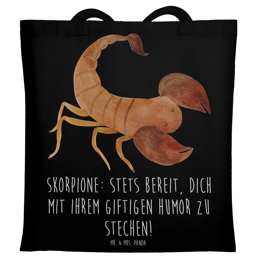 Tragetasche Skorpion Humor Beuteltasche, Beutel, Einkaufstasche, Jutebeutel, Stoffbeutel, Tasche, Shopper, Umhängetasche, Strandtasche, Schultertasche, Stofftasche, Tragetasche, Badetasche, Jutetasche, Einkaufstüte, Laptoptasche, Tierkreiszeichen, Sternzeichen, Horoskop, Astrologie, Aszendent