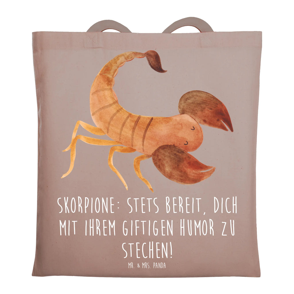 Tragetasche Skorpion Humor Beuteltasche, Beutel, Einkaufstasche, Jutebeutel, Stoffbeutel, Tasche, Shopper, Umhängetasche, Strandtasche, Schultertasche, Stofftasche, Tragetasche, Badetasche, Jutetasche, Einkaufstüte, Laptoptasche, Tierkreiszeichen, Sternzeichen, Horoskop, Astrologie, Aszendent