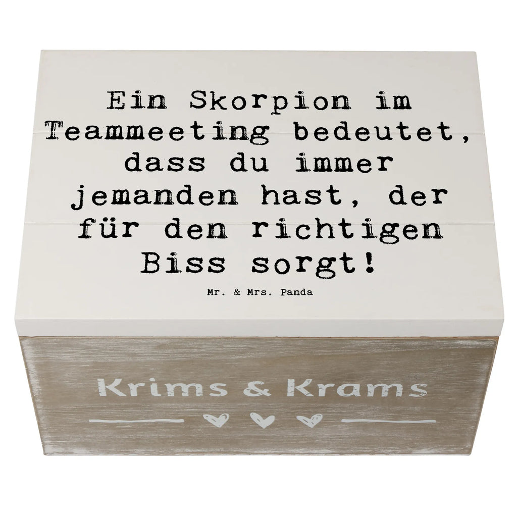 Holzkiste Spruch Skorpion Biss Holzkiste, Kiste, Schatzkiste, Truhe, Schatulle, XXL, Erinnerungsbox, Erinnerungskiste, Dekokiste, Aufbewahrungsbox, Geschenkbox, Geschenkdose, Tierkreiszeichen, Sternzeichen, Horoskop, Astrologie, Aszendent