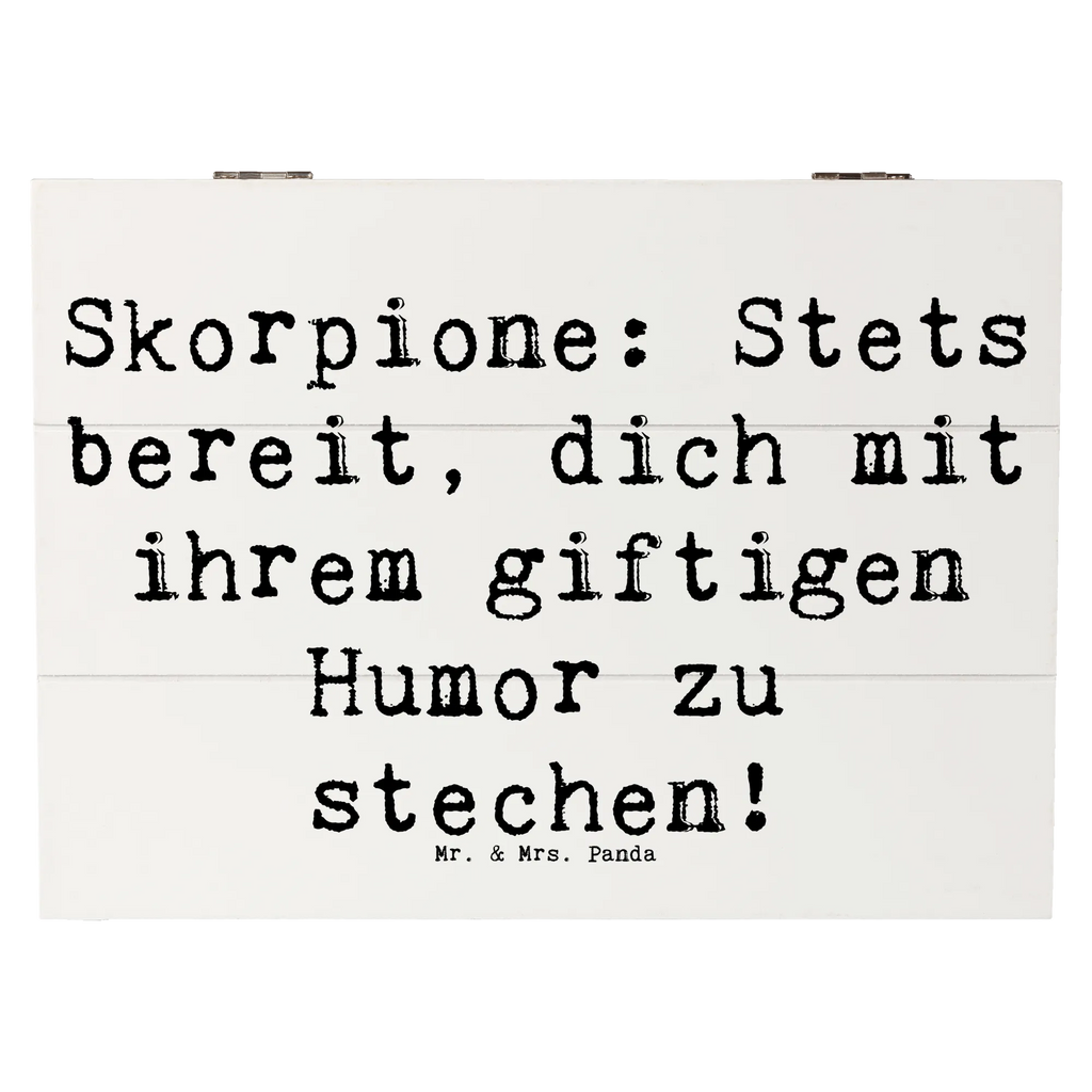 Holzkiste Spruch Skorpion Humor Holzkiste, Kiste, Schatzkiste, Truhe, Schatulle, XXL, Erinnerungsbox, Erinnerungskiste, Dekokiste, Aufbewahrungsbox, Geschenkbox, Geschenkdose, Tierkreiszeichen, Sternzeichen, Horoskop, Astrologie, Aszendent