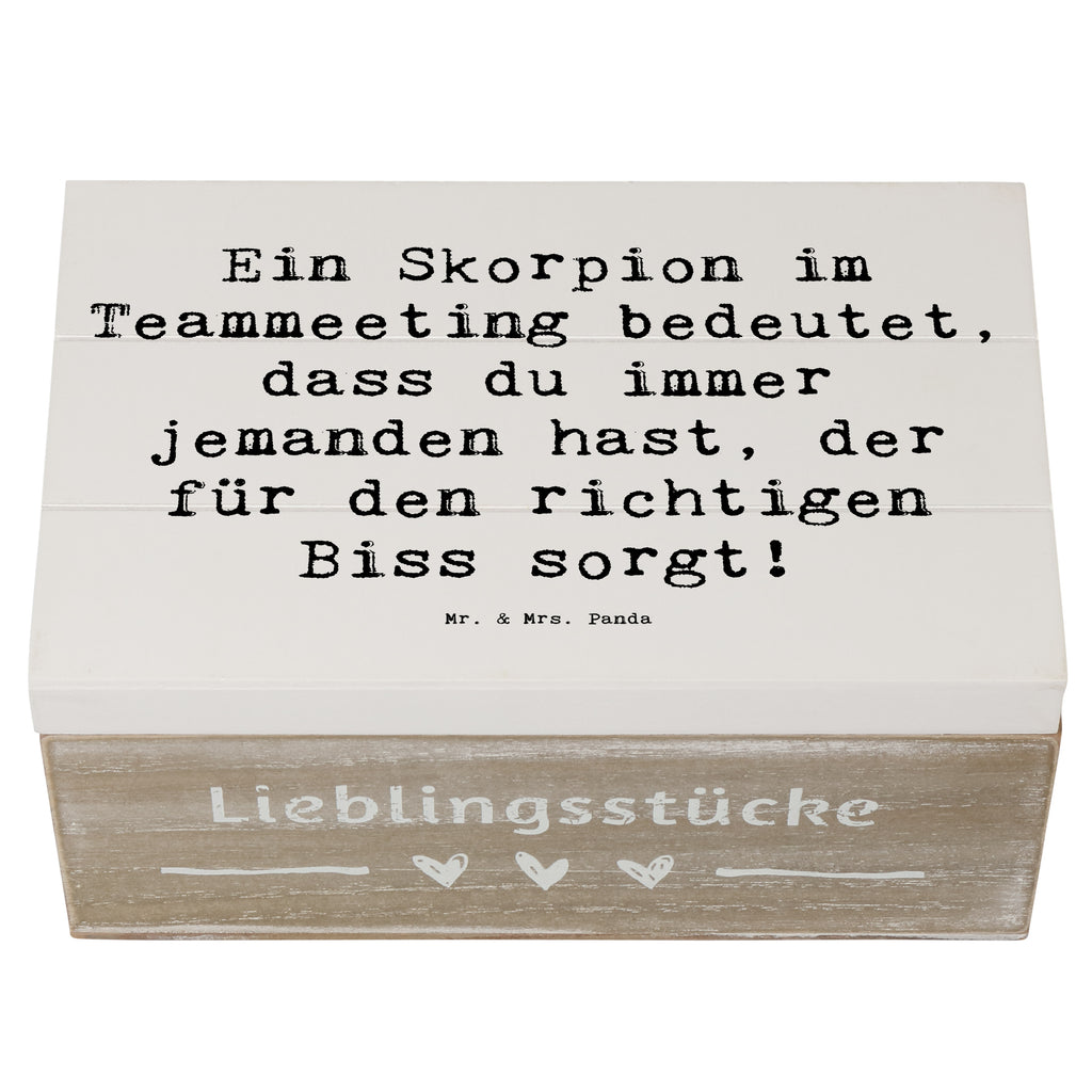 Holzkiste Spruch Skorpion Biss Holzkiste, Kiste, Schatzkiste, Truhe, Schatulle, XXL, Erinnerungsbox, Erinnerungskiste, Dekokiste, Aufbewahrungsbox, Geschenkbox, Geschenkdose, Tierkreiszeichen, Sternzeichen, Horoskop, Astrologie, Aszendent