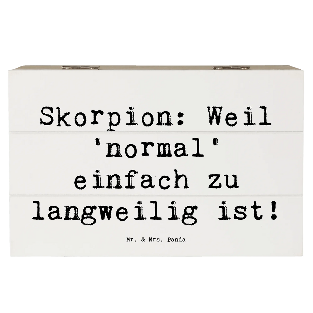 Holzkiste Spruch Skorpion Unikat Holzkiste, Kiste, Schatzkiste, Truhe, Schatulle, XXL, Erinnerungsbox, Erinnerungskiste, Dekokiste, Aufbewahrungsbox, Geschenkbox, Geschenkdose, Tierkreiszeichen, Sternzeichen, Horoskop, Astrologie, Aszendent