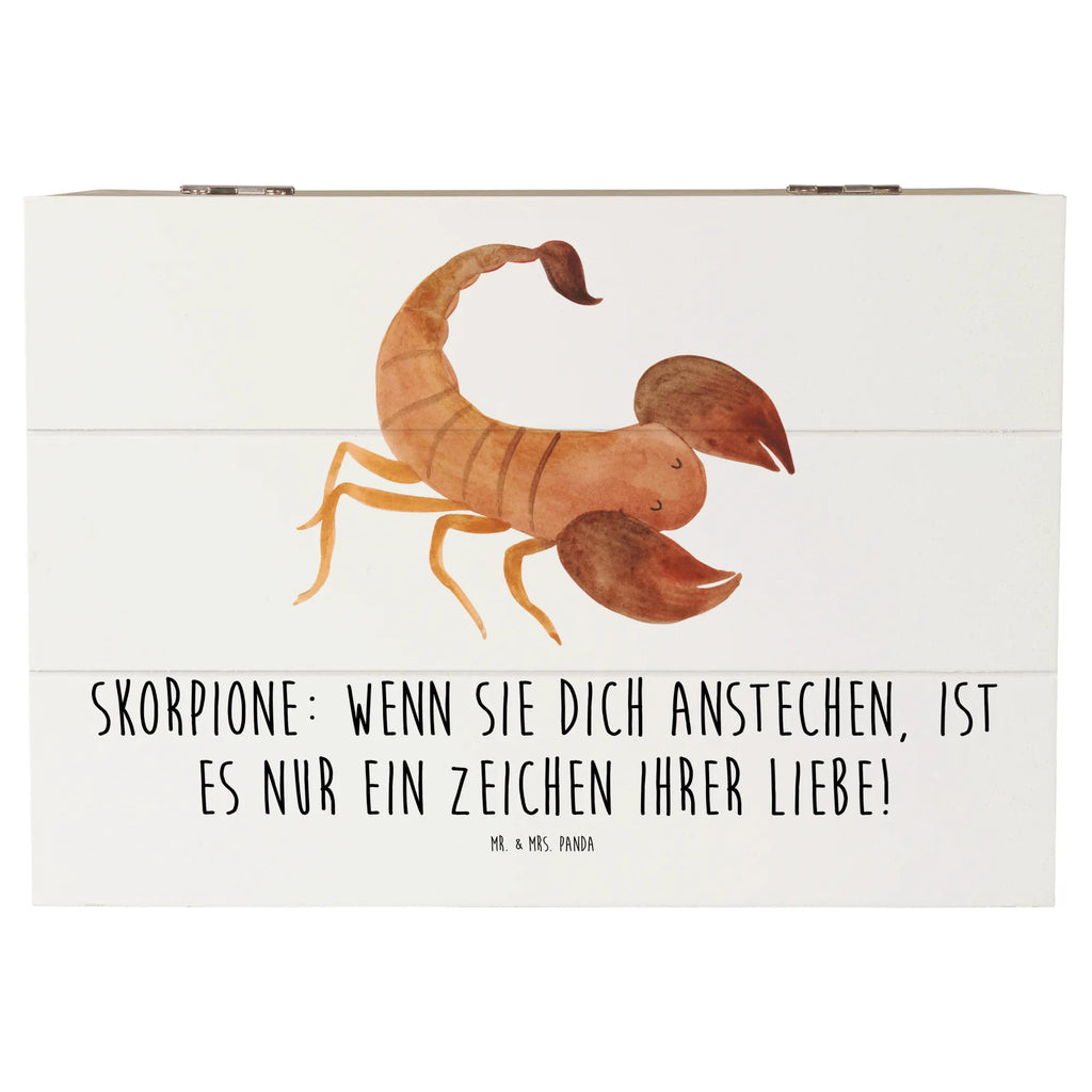 Holzkiste Skorpion Liebe Holzkiste, Kiste, Schatzkiste, Truhe, Schatulle, XXL, Erinnerungsbox, Erinnerungskiste, Dekokiste, Aufbewahrungsbox, Geschenkbox, Geschenkdose, Tierkreiszeichen, Sternzeichen, Horoskop, Astrologie, Aszendent