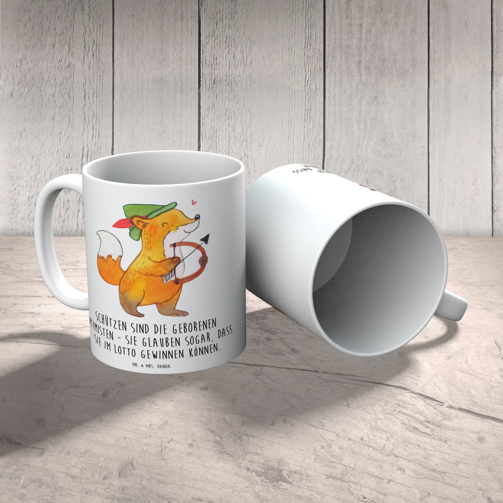 Tasse Schütze Optimist Tasse, Kaffeetasse, Teetasse, Becher, Kaffeebecher, Teebecher, Keramiktasse, Porzellantasse, Büro Tasse, Geschenk Tasse, Tasse Sprüche, Tasse Motive, Kaffeetassen, Tasse bedrucken, Designer Tasse, Cappuccino Tassen, Schöne Teetassen, Tierkreiszeichen, Sternzeichen, Horoskop, Astrologie, Aszendent