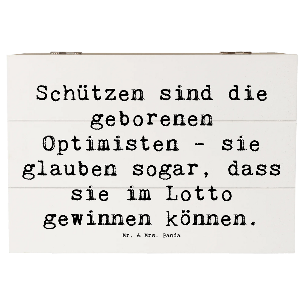 Holzkiste Spruch Schütze Optimist Holzkiste, Kiste, Schatzkiste, Truhe, Schatulle, XXL, Erinnerungsbox, Erinnerungskiste, Dekokiste, Aufbewahrungsbox, Geschenkbox, Geschenkdose, Tierkreiszeichen, Sternzeichen, Horoskop, Astrologie, Aszendent