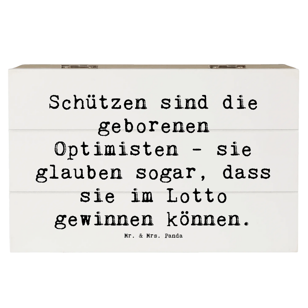 Holzkiste Spruch Schütze Optimist Holzkiste, Kiste, Schatzkiste, Truhe, Schatulle, XXL, Erinnerungsbox, Erinnerungskiste, Dekokiste, Aufbewahrungsbox, Geschenkbox, Geschenkdose, Tierkreiszeichen, Sternzeichen, Horoskop, Astrologie, Aszendent