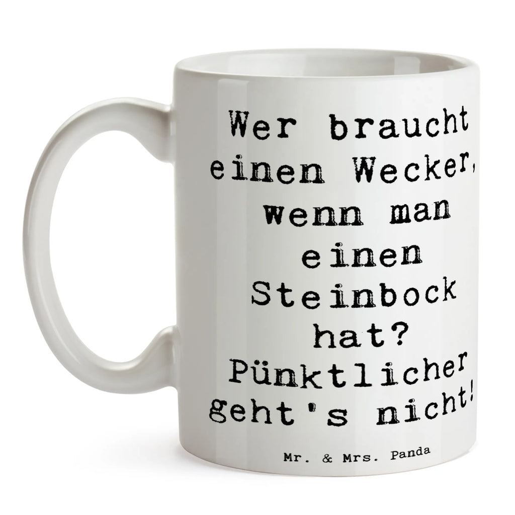 Tasse Spruch Steinbock Wecker Tasse, Kaffeetasse, Teetasse, Becher, Kaffeebecher, Teebecher, Keramiktasse, Porzellantasse, Büro Tasse, Geschenk Tasse, Tasse Sprüche, Tasse Motive, Kaffeetassen, Tasse bedrucken, Designer Tasse, Cappuccino Tassen, Schöne Teetassen, Tierkreiszeichen, Sternzeichen, Horoskop, Astrologie, Aszendent