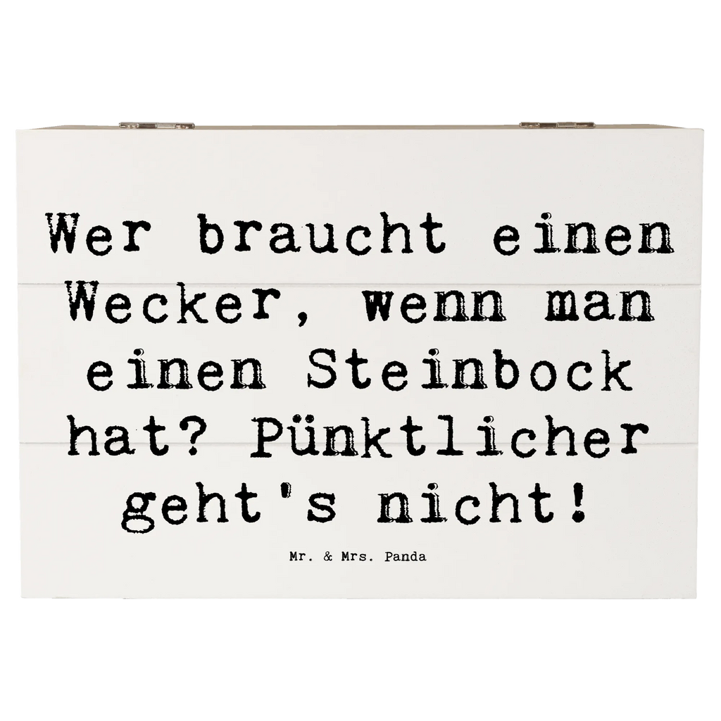 Holzkiste Spruch Steinbock Wecker Holzkiste, Kiste, Schatzkiste, Truhe, Schatulle, XXL, Erinnerungsbox, Erinnerungskiste, Dekokiste, Aufbewahrungsbox, Geschenkbox, Geschenkdose, Tierkreiszeichen, Sternzeichen, Horoskop, Astrologie, Aszendent