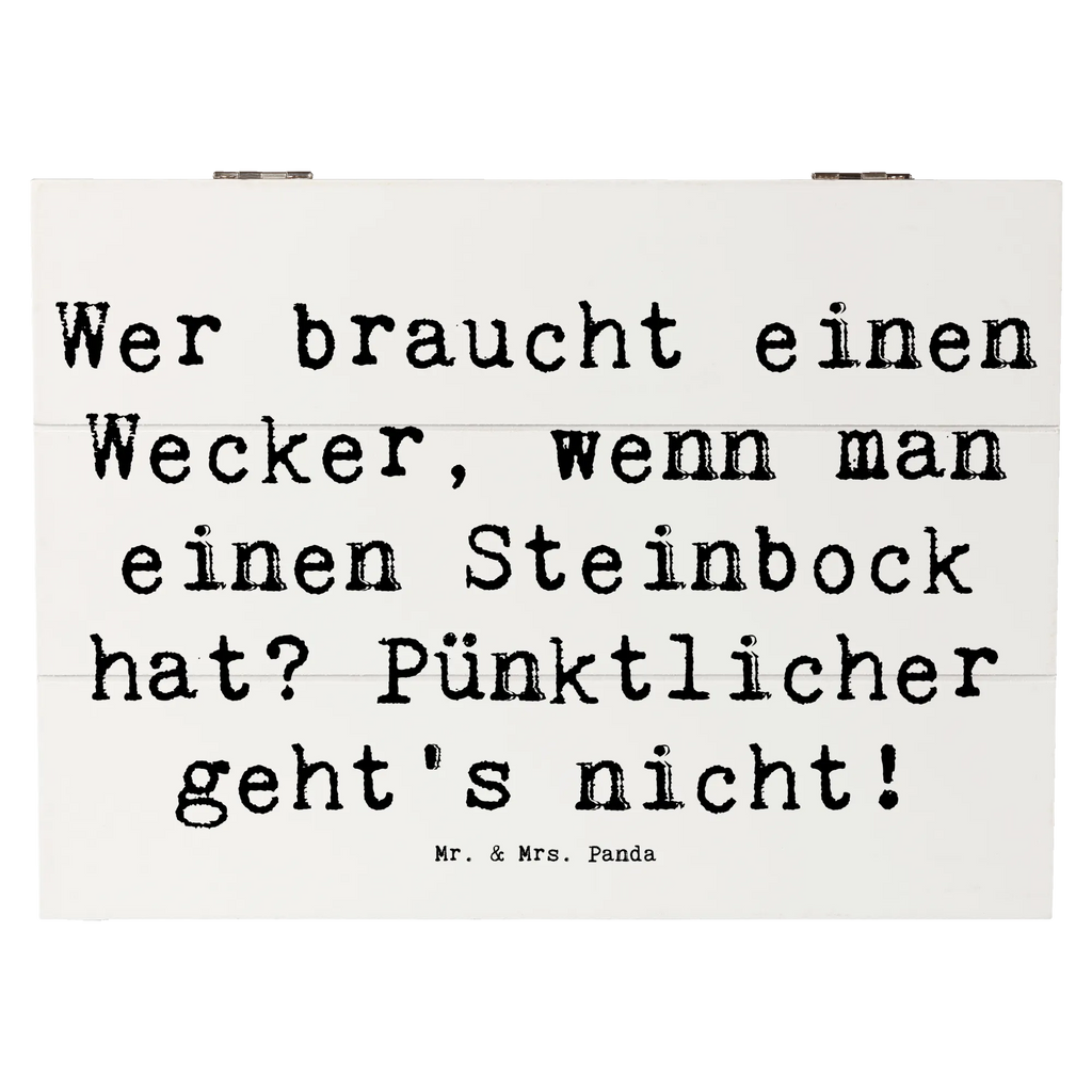 Holzkiste Spruch Steinbock Wecker Holzkiste, Kiste, Schatzkiste, Truhe, Schatulle, XXL, Erinnerungsbox, Erinnerungskiste, Dekokiste, Aufbewahrungsbox, Geschenkbox, Geschenkdose, Tierkreiszeichen, Sternzeichen, Horoskop, Astrologie, Aszendent