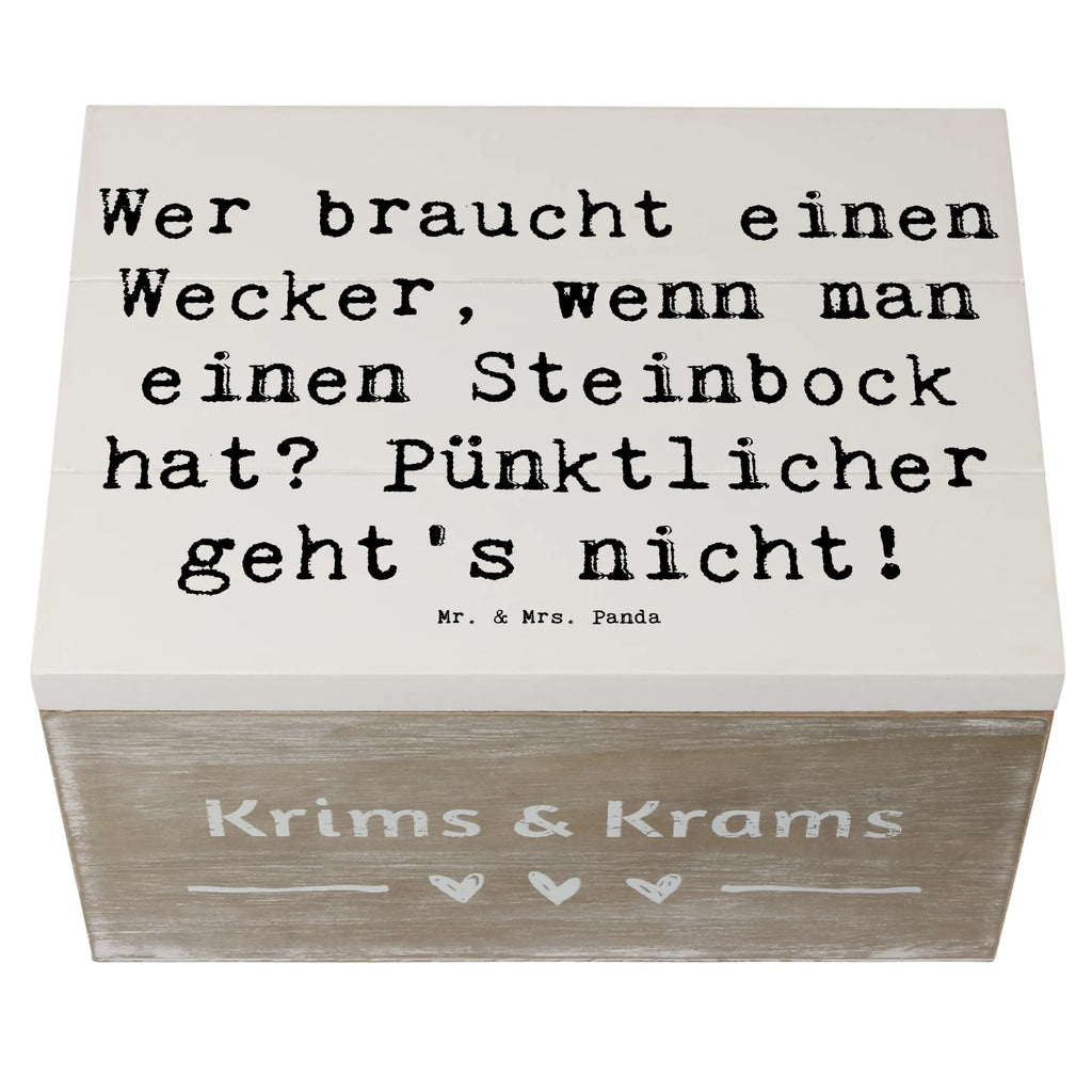 Holzkiste Spruch Steinbock Wecker Holzkiste, Kiste, Schatzkiste, Truhe, Schatulle, XXL, Erinnerungsbox, Erinnerungskiste, Dekokiste, Aufbewahrungsbox, Geschenkbox, Geschenkdose, Tierkreiszeichen, Sternzeichen, Horoskop, Astrologie, Aszendent