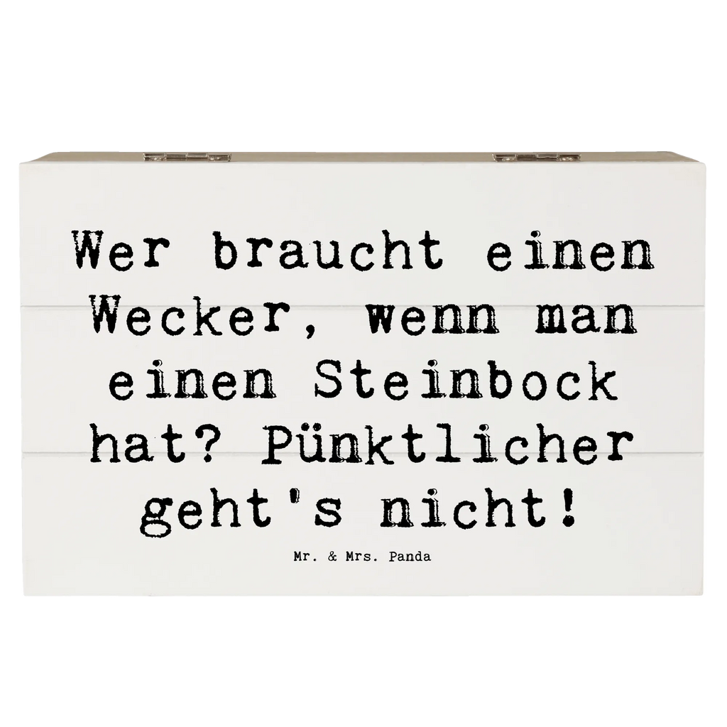 Holzkiste Spruch Steinbock Wecker Holzkiste, Kiste, Schatzkiste, Truhe, Schatulle, XXL, Erinnerungsbox, Erinnerungskiste, Dekokiste, Aufbewahrungsbox, Geschenkbox, Geschenkdose, Tierkreiszeichen, Sternzeichen, Horoskop, Astrologie, Aszendent