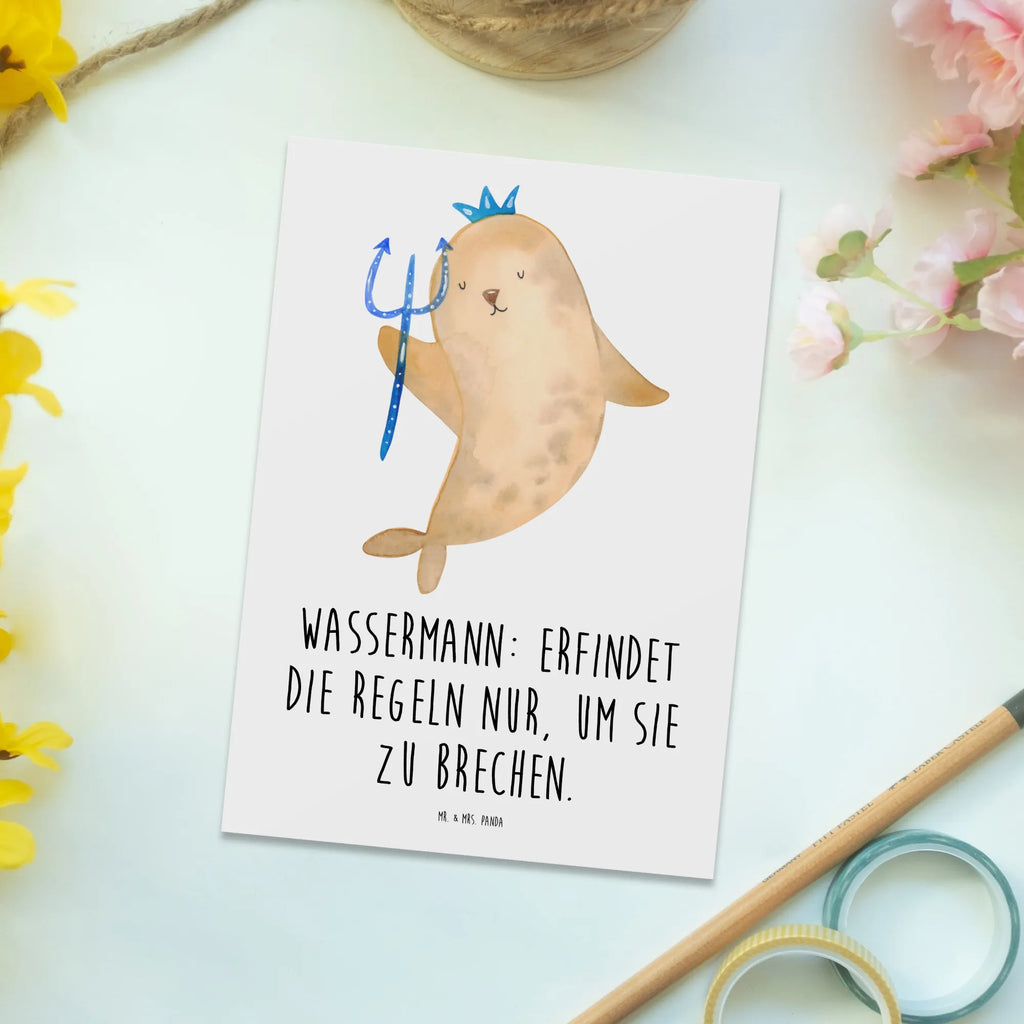 Postkarte Wassermann Freigeist Postkarte, Karte, Geschenkkarte, Grußkarte, Einladung, Ansichtskarte, Geburtstagskarte, Einladungskarte, Dankeskarte, Ansichtskarten, Einladung Geburtstag, Einladungskarten Geburtstag, Tierkreiszeichen, Sternzeichen, Horoskop, Astrologie, Aszendent