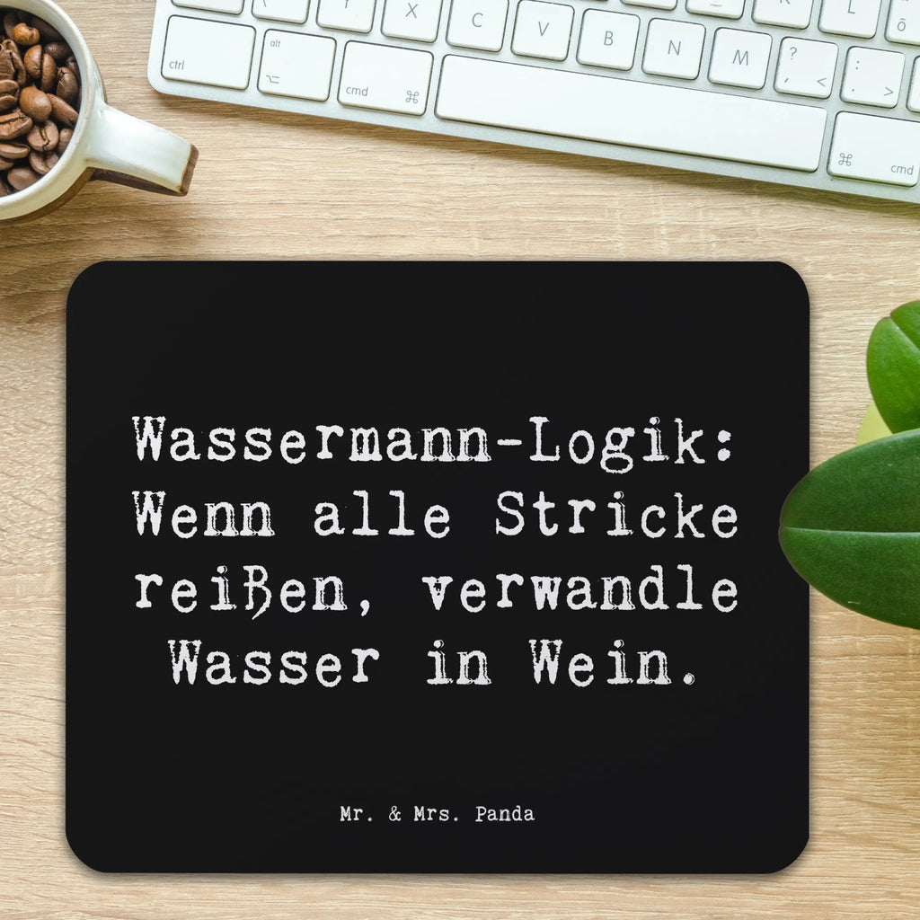 Mauspad Spruch Wassermann Logik Mousepad, Computer zubehör, Büroausstattung, PC Zubehör, Arbeitszimmer, Mauspad, Einzigartiges Mauspad, Designer Mauspad, Mausunterlage, Mauspad Büro, Tierkreiszeichen, Sternzeichen, Horoskop, Astrologie, Aszendent