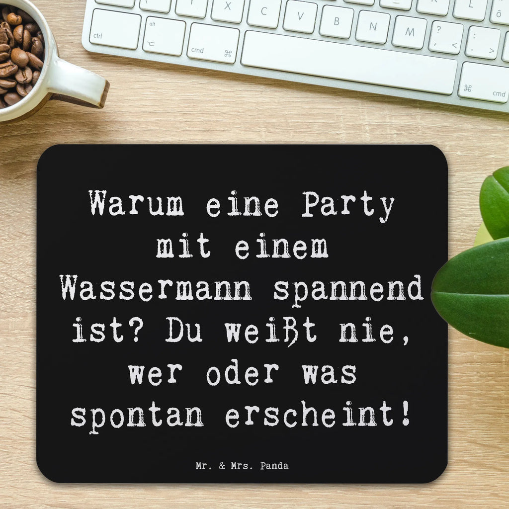 Mauspad Spruch Wassermann Party Mousepad, Computer zubehör, Büroausstattung, PC Zubehör, Arbeitszimmer, Mauspad, Einzigartiges Mauspad, Designer Mauspad, Mausunterlage, Mauspad Büro, Tierkreiszeichen, Sternzeichen, Horoskop, Astrologie, Aszendent