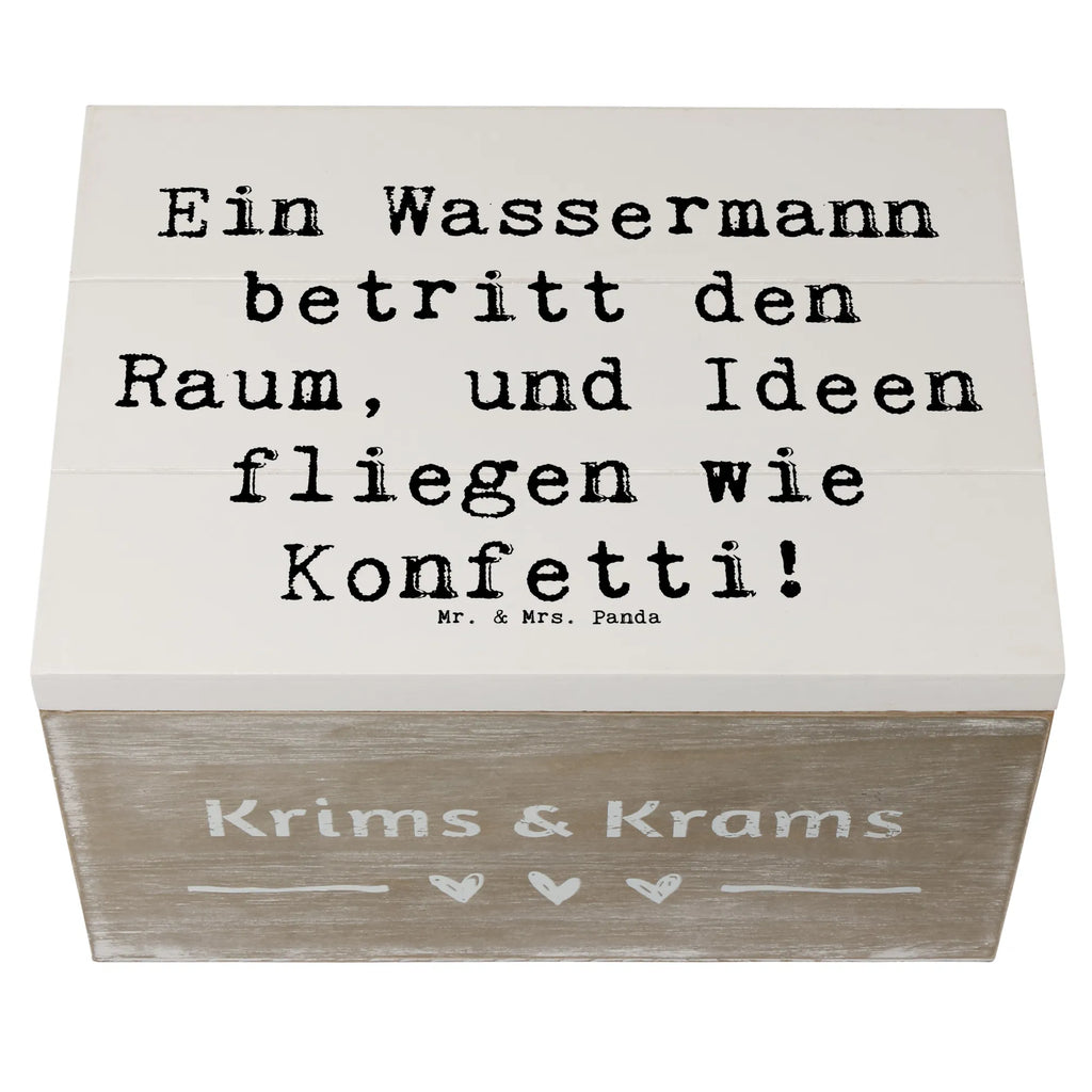 Holzkiste Spruch Wassermann Ideenflug Holzkiste, Kiste, Schatzkiste, Truhe, Schatulle, XXL, Erinnerungsbox, Erinnerungskiste, Dekokiste, Aufbewahrungsbox, Geschenkbox, Geschenkdose, Tierkreiszeichen, Sternzeichen, Horoskop, Astrologie, Aszendent