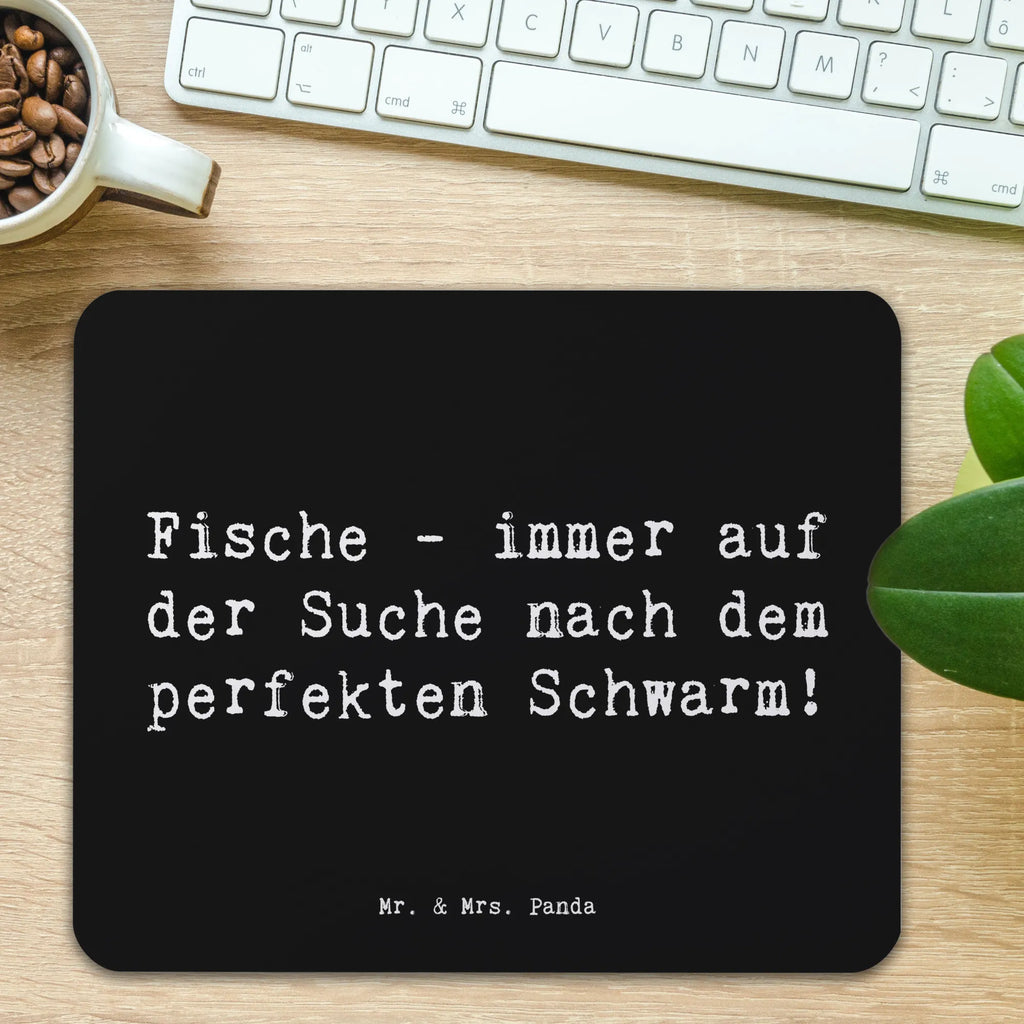 Mauspad Spruch Fische Schwarm Mousepad, Computer zubehör, Büroausstattung, PC Zubehör, Arbeitszimmer, Mauspad, Einzigartiges Mauspad, Designer Mauspad, Mausunterlage, Mauspad Büro, Tierkreiszeichen, Sternzeichen, Horoskop, Astrologie, Aszendent