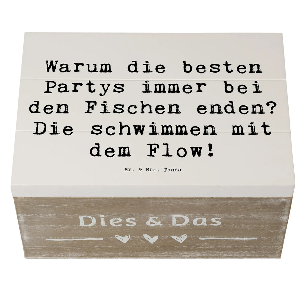 Holzkiste Spruch Fische Flow Spaß Holzkiste, Kiste, Schatzkiste, Truhe, Schatulle, XXL, Erinnerungsbox, Erinnerungskiste, Dekokiste, Aufbewahrungsbox, Geschenkbox, Geschenkdose, Tierkreiszeichen, Sternzeichen, Horoskop, Astrologie, Aszendent