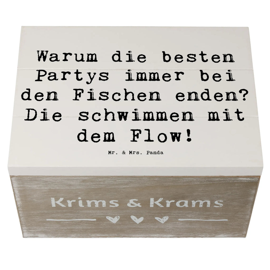 Holzkiste Spruch Fische Flow Spaß Holzkiste, Kiste, Schatzkiste, Truhe, Schatulle, XXL, Erinnerungsbox, Erinnerungskiste, Dekokiste, Aufbewahrungsbox, Geschenkbox, Geschenkdose, Tierkreiszeichen, Sternzeichen, Horoskop, Astrologie, Aszendent