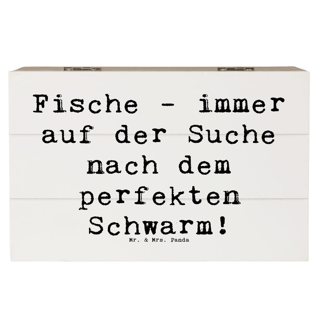 Holzkiste Spruch Fische Schwarm Holzkiste, Kiste, Schatzkiste, Truhe, Schatulle, XXL, Erinnerungsbox, Erinnerungskiste, Dekokiste, Aufbewahrungsbox, Geschenkbox, Geschenkdose, Tierkreiszeichen, Sternzeichen, Horoskop, Astrologie, Aszendent